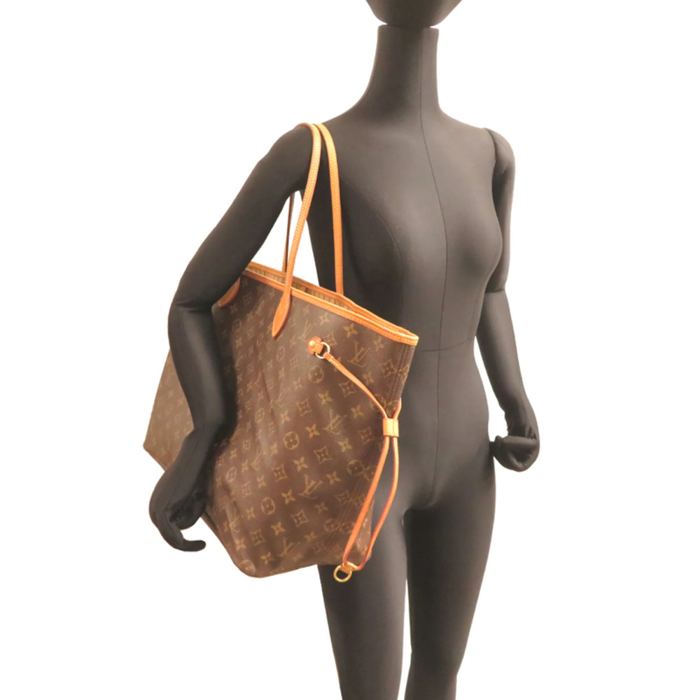 LOUIS VUITTON Brown Monogram Neverfull GM Tote Bag - Picture 9 of 10